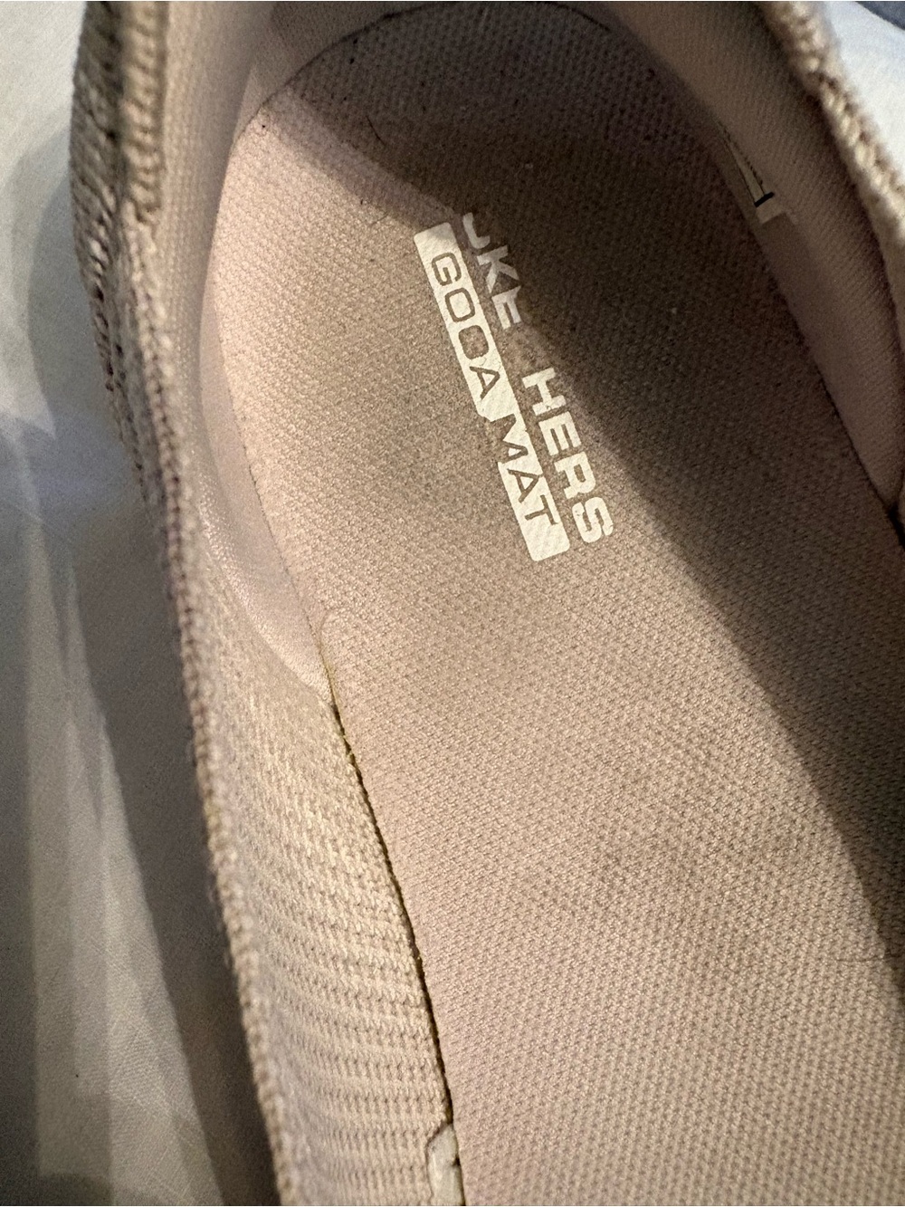 Sketchers Comfort Flats Sz 8 cream color - Picture 4 of 5